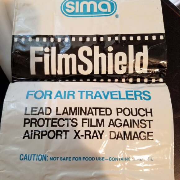 Vintage Film Bags Sima FilmShield- Photo Film Bags for Air Travel- Set of 2 - Picture 6 of 7